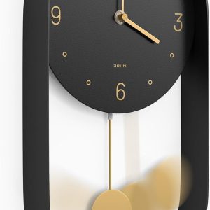 Modern Silent Pendulum Wall Clock - Driini Design